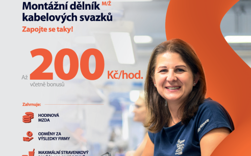 Montážní dělník / dělnice kabelových svazků
